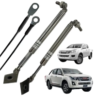 Grunt 4X4 Tailgate Up/Down Strut Assist System Stainless Steel - Isuzu D-Max 2012-2020