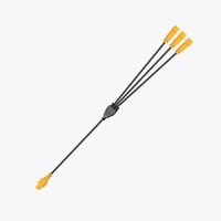 Hardkorr 3-Way Splitter Cable (Orange 4-pin Plugs)
