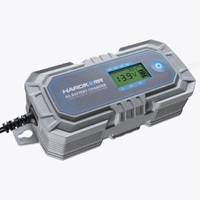 Hardkorr 4A AC Battery Charger With Automatic 6/12V DC Recognition