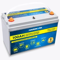 Hardkorr 100Ah Lithium (LiFePO<sub>4</sub>) Deep Cycle Battery