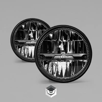 STEDI Homage 5.75 Inch Black 5700K LED Headlight Pair