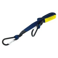 Fat Bungee Strap (Blue) 80mm with Carabiner Style
