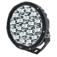 HULK 4x4 7" Round LED Driving Light (Black Bezel)