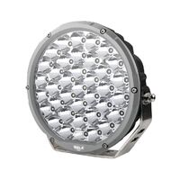 9" Round LED Driving Light - Silver Bezel
