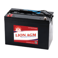 Lion AGM 12v Deep Cycle Battery - 100AH