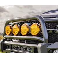 Ironman 4x4 5in Driving Light Lens Covers (Amber, Pair)