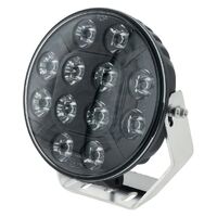 7" LED DRIVING LIGHT SPOT BEAM 8 Deg 9-36V 60 Watt BLACK FACE 12 LEDs 5,400 Lumens