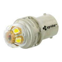 BA15s white 12/24V 900 Lumens (PKT2)