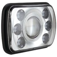 Ignite 7x5 Inch LED Headlight 9-36V - CHROME FACE