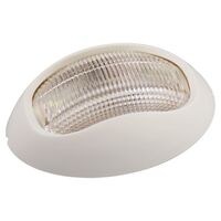 LED MASTHEAD NAV LAMP 12/24V WHITE WITH WHITE HOUSNG