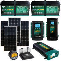 Enerdrive Bundle 2 x 200Ah B-TEC inc 720W Solar, DC40, AC60, ePRO+ & 2600X TIAV