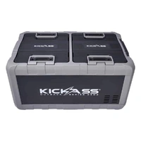 KickAss Portable 12V Fridge Freezer - Dual Zone, 95L
