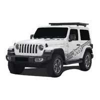 Front Runner Jeep Wrangler JL 2 Door (2018-Current) Extreme Slimline II 1/2 Roof Rack Kit