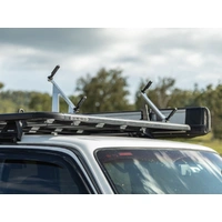 Kaon Angled Wind Deflector Maxtrax & TRED Mounts to suit Rhino-Rack Pioneer Platform