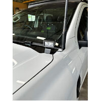 Ford Ranger RA 2022+ Bonnet LED Brackets (TALL) (No lights)