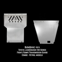 BushSkinz Elite Front, Sump & Transmission Guards - Suits Toyota Landcruiser V8 Petrol 100 Series IFS
