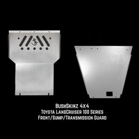 BushSkinz Elite Front, Sump & Transmission Guards - Suits Toyota Landcruiser Diesel100 Series IFS