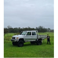 Adventure Corp Suits Toyota 75/79 Series Weld-On Rear Chassis Brace Plates