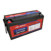 Lion IP65 Rated LiFePo4 12V 200AH Lithium Battery with Bluetooth