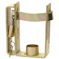 Mister Hitches Trailer Coupling Lock 2-Position with Padlock and 3 Keys