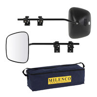 Milenco Aero 4 Extra Wide Convex Towing Mirror Twin Pack