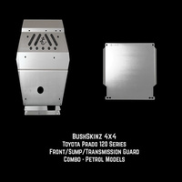 BushSkinz Elite Front, Sump & Transmission Guards - Toyota Landcruiser Prado 120 Series Petrol 2003-2009