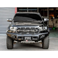 Piak Elite Non Loop Bar with Black Protection Plate - Ford Ranger Raptor PX MKIII 7/2018 to 4/2022