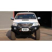 Piak Elite No Loop Bar with Black Protection Plate - Toyota Hilux 9/2011 to 6/2015