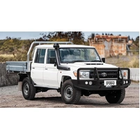 Piak Elite Loop Bar with Black Protection Plate - Toyota LC78 Series 10/1999 on, LC76 & LC79 Series 3/2007 on
