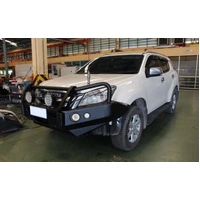 Piak Premium Loop Bar with Black Protection Plate - Isuzu MU-X 11/2013 to 10/2016
