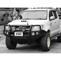 Piak Premium Loop Bar with Black Protection Plate - Toyota Hilux 3/2005 to 8/2011