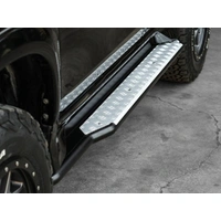 Piak Side Step (Racer, Silver) - Mitsubishi Pajero Sport 10/2016 on