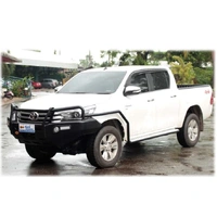 Piak Side Step (Can use for rails, Black) - Toyota Hilux 7/2015 to 5/2018