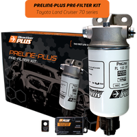 Direction Plus Preline-Plus Pre-Filter Kit - Suits Toyota Landcruiser 76/78/79 Series 2012-Current 