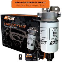 Direction Plus Preline-Plus Pre-Filter Kit - Suits Mitsubishi Triton MQ/MR & Pajero Sport QE/QF 2015-2024