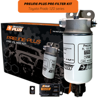 Direction Plus Preline-Plus Pre-Filter Kit - Suits Toyota Prado 120 Series 2003-2009