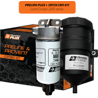 Direction Plus Preline-Plus Pre-Filter + Provent Combo Kit - Suits Toyota Landcruiser 200 Series 4.5L V8 Diesel 2007-2022