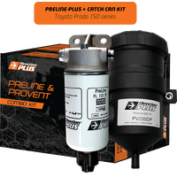 Direction Plus Preline-Plus Pre-Filter + Provent Catch Can Kit - Suits Toyota Prado 150 Series 2015-ON 
