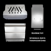 BushSkinz Elite Lightweight Intercooler, Sump & Transmission Guards - Mitsubishi Pajero Sport QE, QF 2015-On