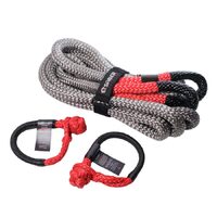 Saber Offroad - 12K Heavy Duty Kinetic Recovery Kit With Twin 17k Fully Bound Soft Shackles