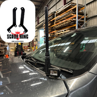 Nissan Navara D27 Bonnet Hinge Ditch Light Bracket Pair