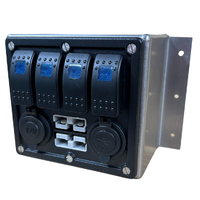 Scrub King 4 Way Illuminated Switch Panel with Accessories