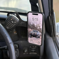 Scrub King Phone and UHF Mount - Suits Toyota Landcruiser 80 Series 