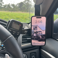 Scrub King Phone and UHF Mount - Mitsubishi Pajero Sport QE