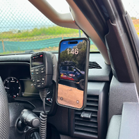 Scrub King Phone and UHF Mount - Mitsubishi Triton MV