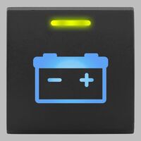 Stedi Square Type Push Switch To Suit Toyota LC300 & New Prado | Auxiliary Battery