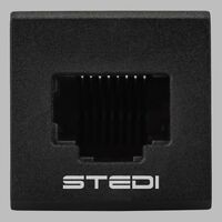 Stedi Square Type  UHF RJ45 Passthru Switch Insert