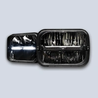 STEDI Homage Rectangle 7 x 5 Inch Headlight with DRL & Integrated Indicator (Pair)