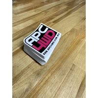 Pink Cancer Fundraiser APC4WD Sticker - 75x90mm 