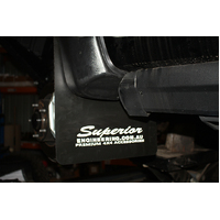 Superior Engineering Front Mudflap Kit - Suits Toyota Landcruiser 200 Series 2016-2021 Facelift 
